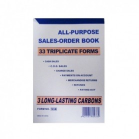 33 Triplicate S-O Book 5.6"×8.3" 938 (20/120/c)