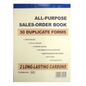 30 Duplicate S-O Book 7.5"x10.5" 925 (20/120/c)