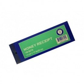 50 Set Money Receipt Book 3" x 8.5" (12/120/c)
