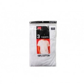 3 pc White T-Shirt Set Large (48/c)