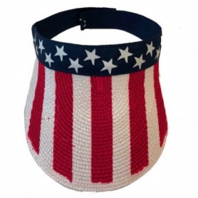 Packable Visor America Flag (36/144/c)