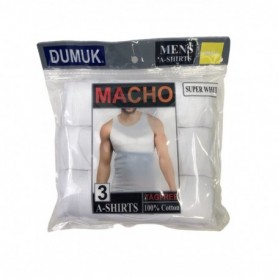 3 pc Men's Cotton A-Shirt Set Small (48/c)