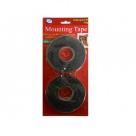 2 pc Mounting Tapes 3/4"x18' Black