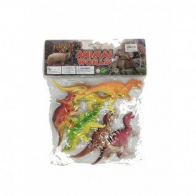 6 pc 6" Dinosaur Set (36/72/c)