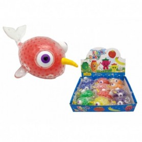 6" Squish Fish Ball (24/144/c)