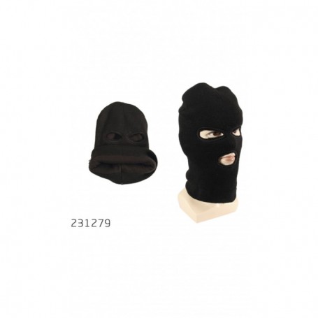 Black Lined Three Holes Ski Face Mask (24/144/c)