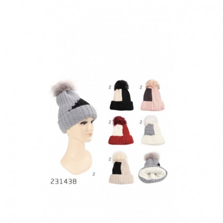 Ladies' Fur Lined Hat (12/120/c)