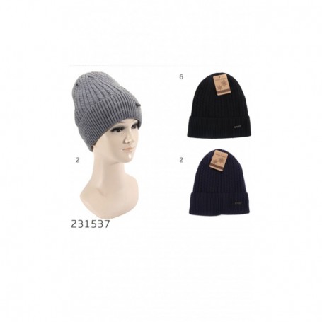 Woman hat with fur inside -hemp flower pattern (12/120/c)