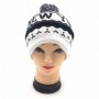 Men's Top Ball Winter Hat Snowflake (24/144/c)