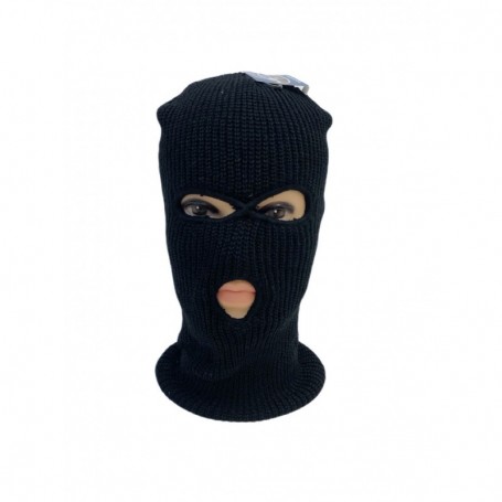 Men's Winter Face Mask 3 Holes Black (36/144/c)