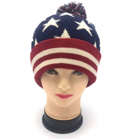 Men's Winter Hat USA Flag (12/144/c)