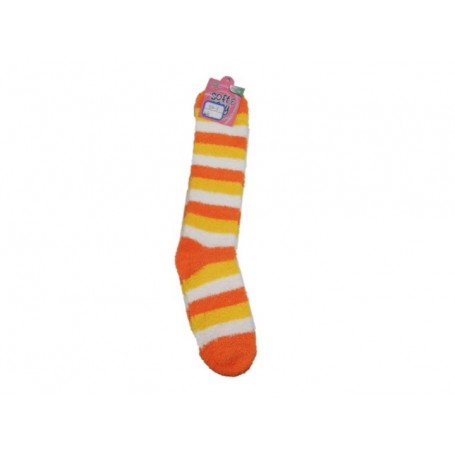 Women's Crew Fuzzy Socks Stripes