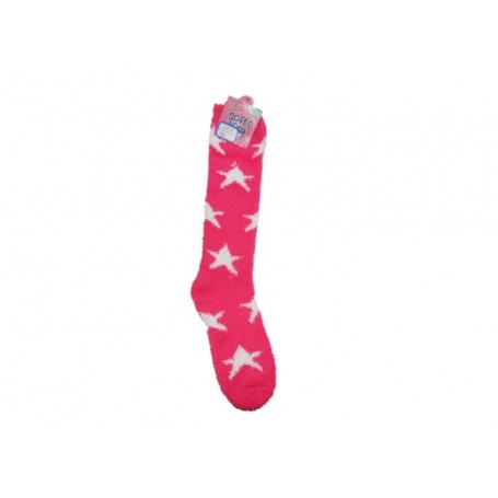 Women's Crew Fuzzy Socks Stars