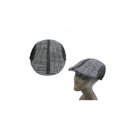 Men's Plaid Ivy Cap w Earmuffs (24/120/c)