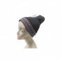 Men's Lined Knit Hat Tiny Checks (36/144/c)