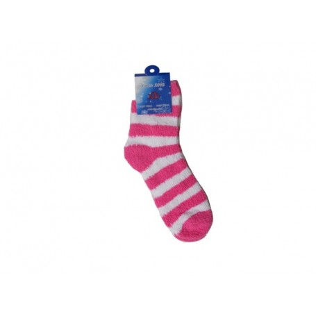 Women's Fuzzy Socks Stripes (36/144/c)