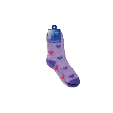 Women's Fuzzy Socks Heart (36/144/c)