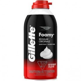 Gillette foamy 11oz regualr (12/12/c)