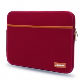 Superior iBenzer 13.3" Neoprene Protective Laptop Case Sleeve Bag with Accessory Pocket (Wine Red)