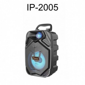 IP-2005 4" Portable Speaker with Bluetooth Multipoint and Phone Stand Mic Connect In BLACK