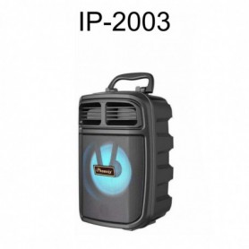 IP-2003 4" Portable Speaker with Bluetooth Multipoint and Phone Stand Mic Connect In BLACK