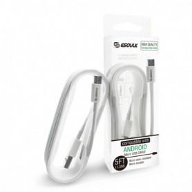 5ft micro USB MICRO USB DATA CHARGING CABLE  In White