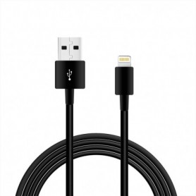 3.3FT PVC Material 8 PIN USB 2.0 Data Cable In Black And Luxury Packaging