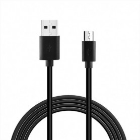 3.3FT PVC Material Micro USB 2.0 Data Cable In Black And Simple Packaging