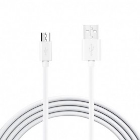 3.3FT PVC Material Micro USB 2.0 Data Cable In White And Simple Packaging
