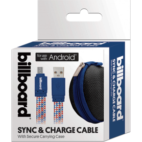 6' Micro USB Sync & Charge Cable Blue