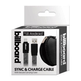 6' USB-C to USB-A Sync & Charge Cable Black