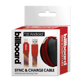 6' Micro USB Sync & Charge Cable Red