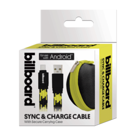 6' USB-C to USB-A Sync & Charge Cable Yellow