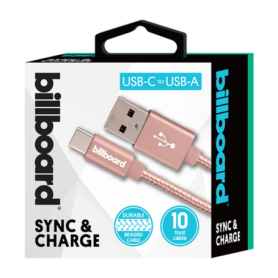 10ft TYPE-C USB Cable ROSE GOLD