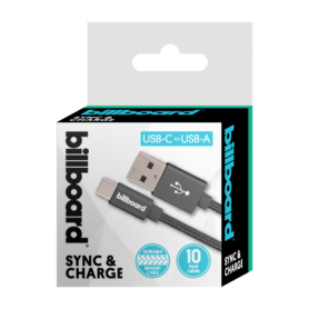 10ft TYPE-C USB Cable BLACK