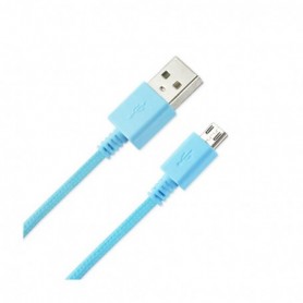 Braided Micro Usb Data Cable 3.3 Feet In Navy