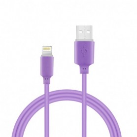 30 Pcs Tangle Free Apple Ipad Air Usb Data Cable 3.3 Feet In Purple