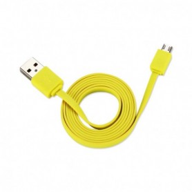 TANGLE FREE MICRO USB DATA CABLE 3.3FT IN YELLOW