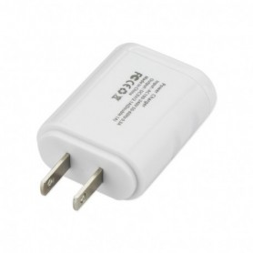 Type C 2.1 Amp Home Wall Charging Station In White