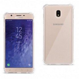 Samsung J7(2018) Clear Bumper Case With Air Cushion Protection In Clear