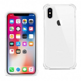 IPHONE X CLEAR BUMPER CASE WITH AIR CUSHION PROTECTION IN CLEAR