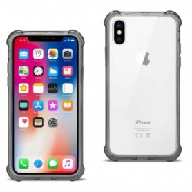 iPhone X Clear Bumper Case With Air Cushion Protection In Clear Black
