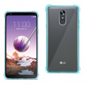 LG Stylo 4 Clear Bumper Case With Air Cushion Protection In Clear Navy