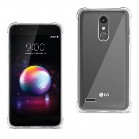 LG K30 Clear Bumper Case With Air Cushion Protection In Clear