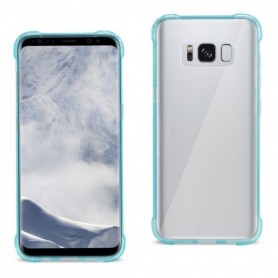 Samsung Galaxy S8 Clear Bumper Case With Air Cushion Protection In Clear Navy