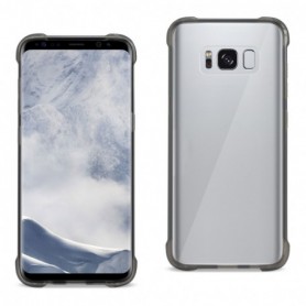 Samsung Galaxy S8 Clear Bumper Case With Air Cushion Protection In Clear Black