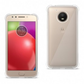 Motorola Moto E4 Active Clear Bumper Case With Air Cushion Protection In Clear
