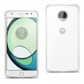 Moto Albus Clear Bumper Case With Air Cushion Protection In Clear