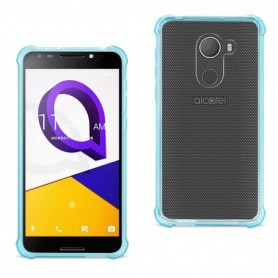 Alcatel Walters Clear Bumper Case With Air Cushion Protection In Clear Navy