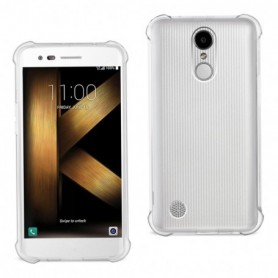 LG K20 V/ K20 Plus Clear Bumper Case With Air Cushion Protection In Clear